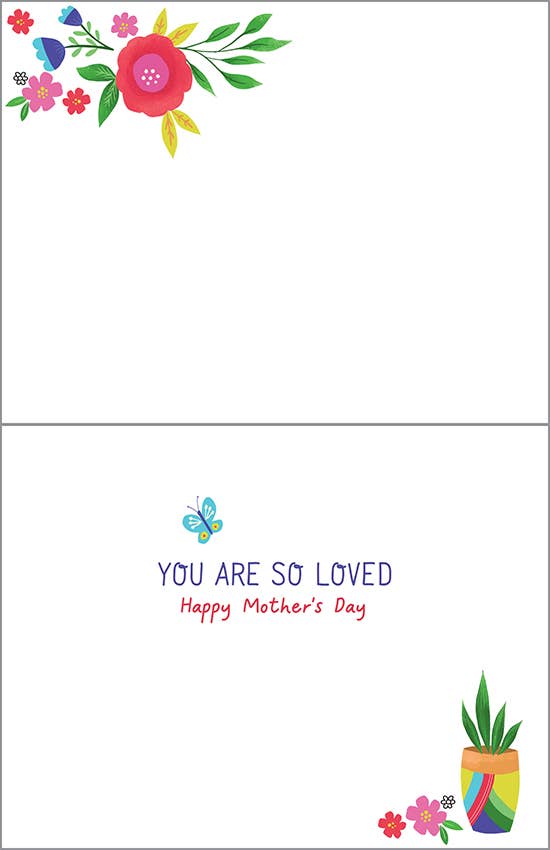 Mother's Day Greeting Card - Mom Plants/flowers