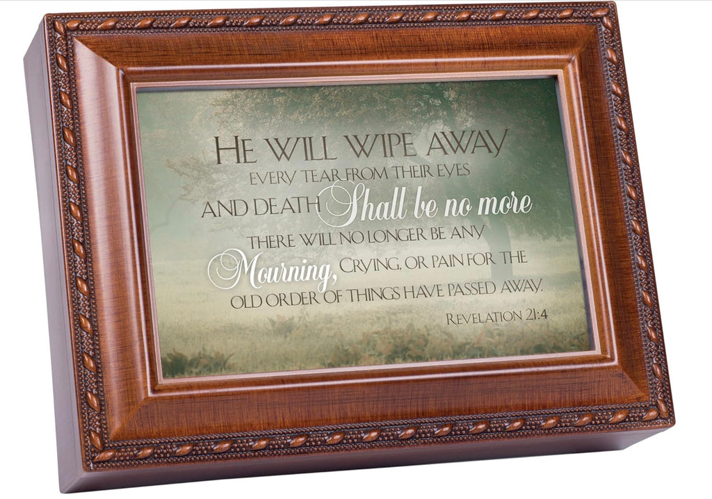He Will Wipe Away Music Box
