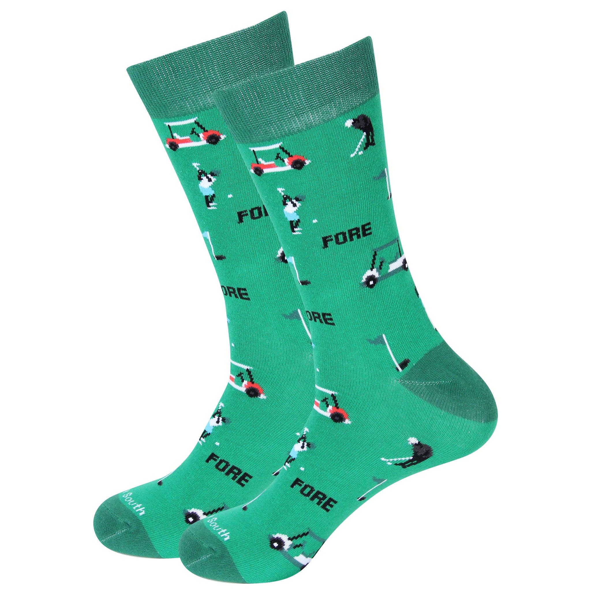 Barrel Down South FORE Golf Socks