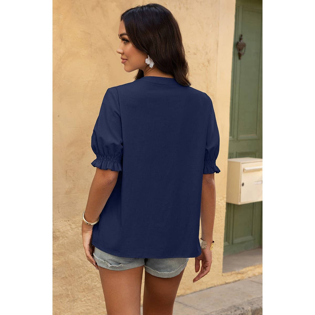 Boho Puff Sleeve Blouse