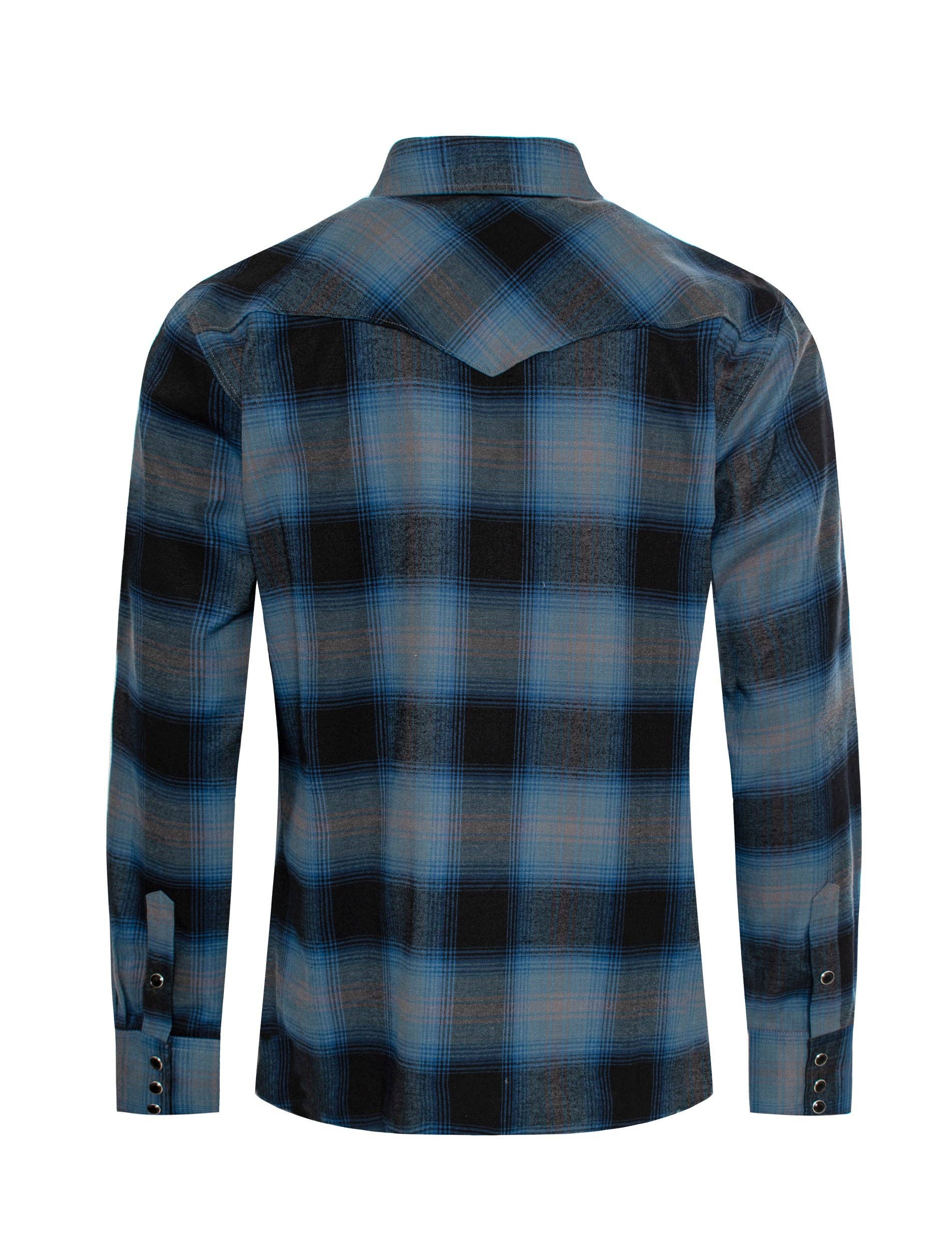 Rodeo Co Western Flannel Shirts with Snap Buttons - FINAL SALE 50% OFF