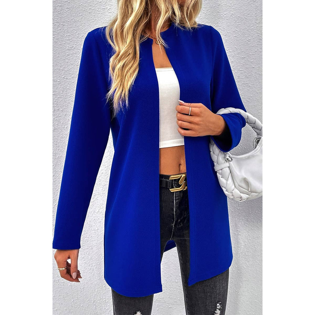 Long Body Solid Cardigan - FINAL SALE 50% off