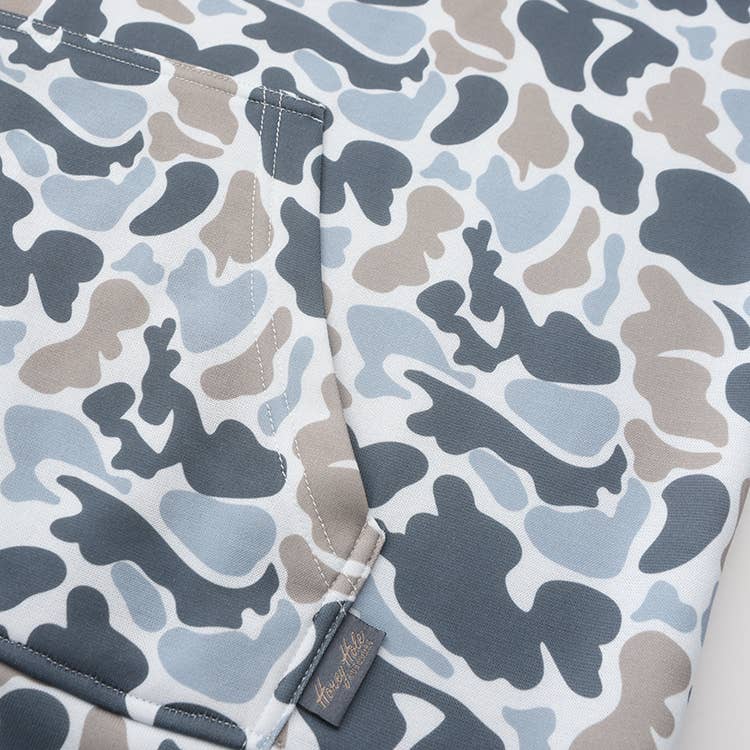 Honey Hole Fleece Hoodie - Smoke Camo
