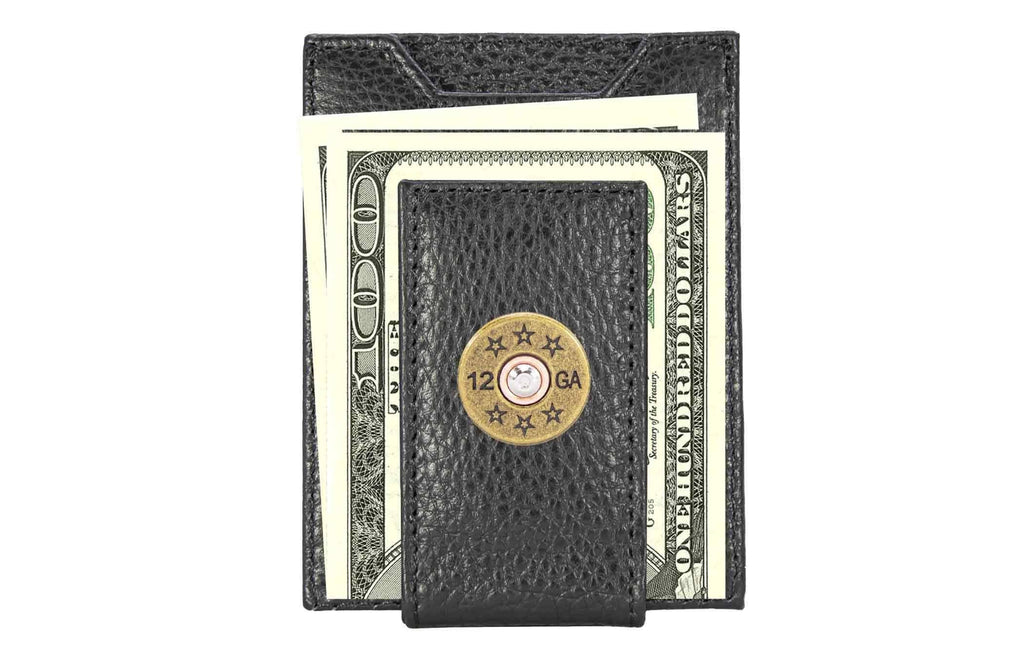 Shotshell Magnetic Leather Slim Wallet