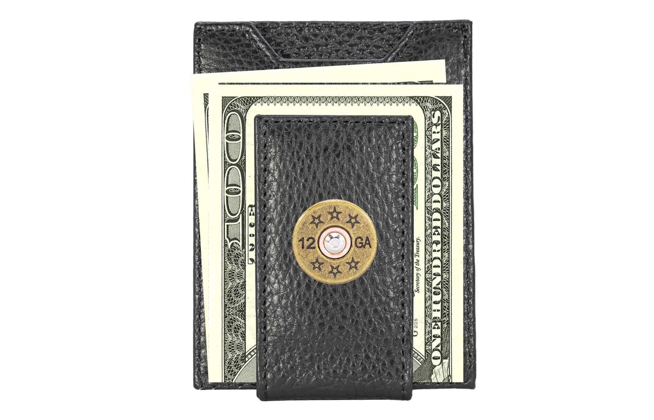 Shotshell Magnetic Leather Slim Wallet