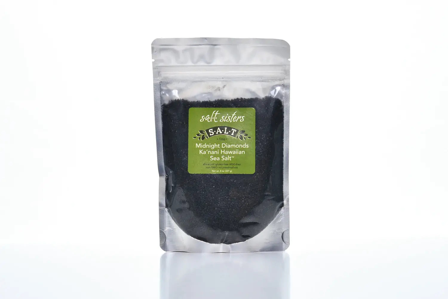 Sea Salt - Hawaiian - Midnight Diamonds - Fine - 4 oz Bag