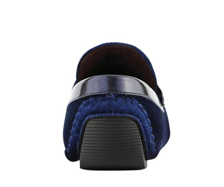 Roberto Slip-On Moccasin Loafer - Navy