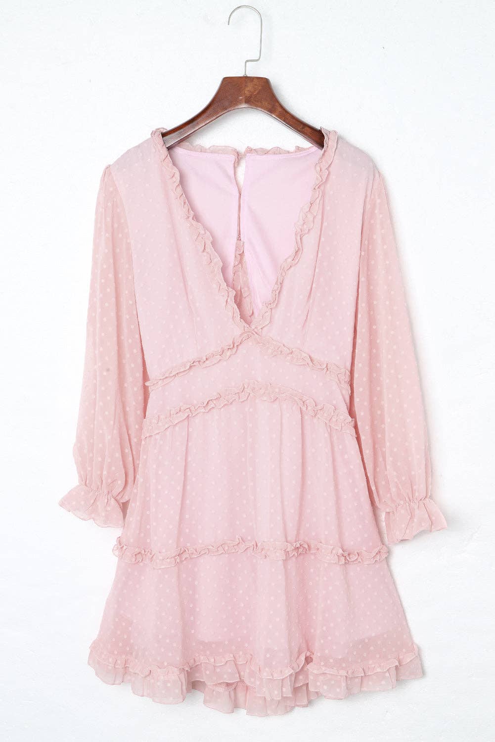 Mallory Ruffle Puff Sleeve Mini Dress