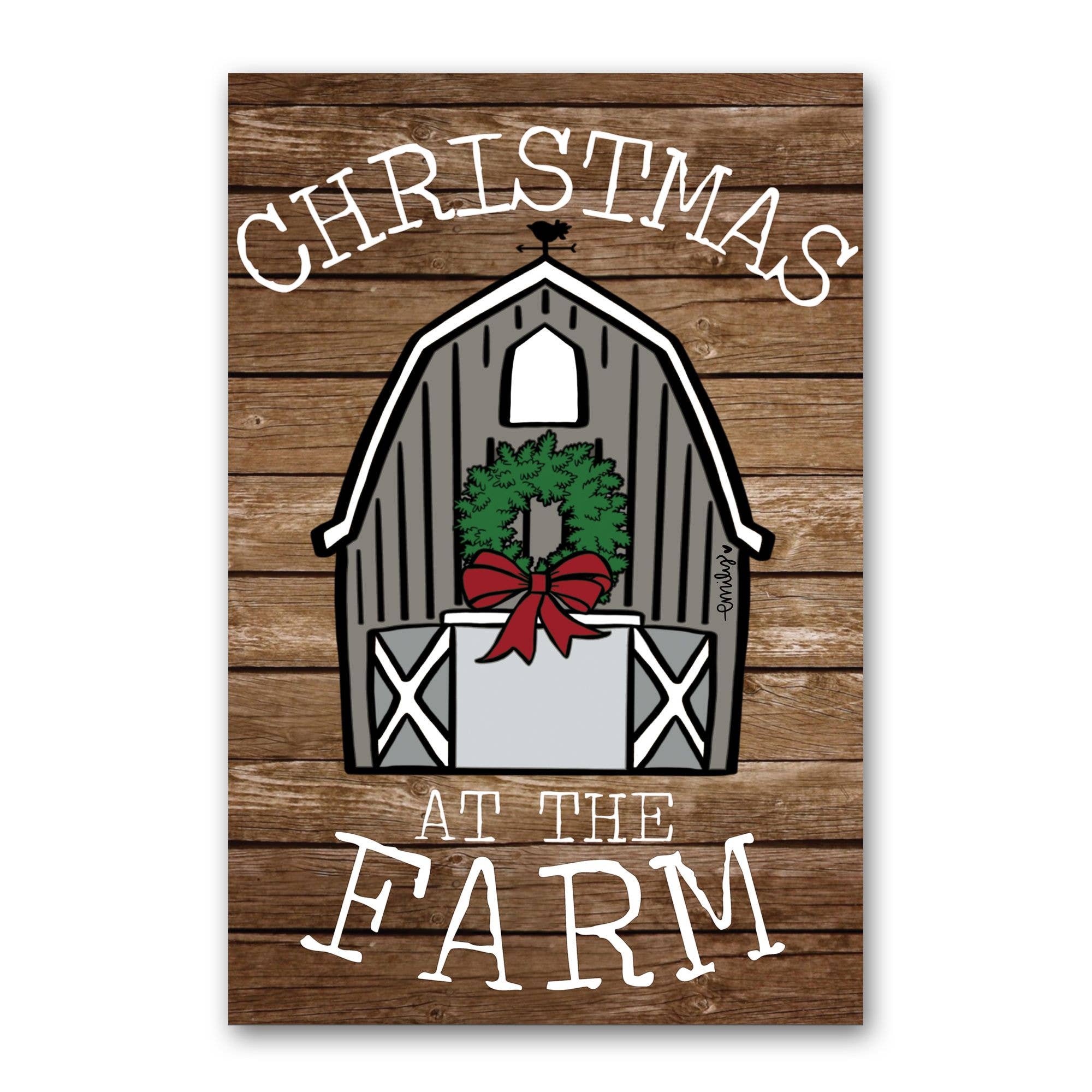 Chirstmas at the Farm Flag