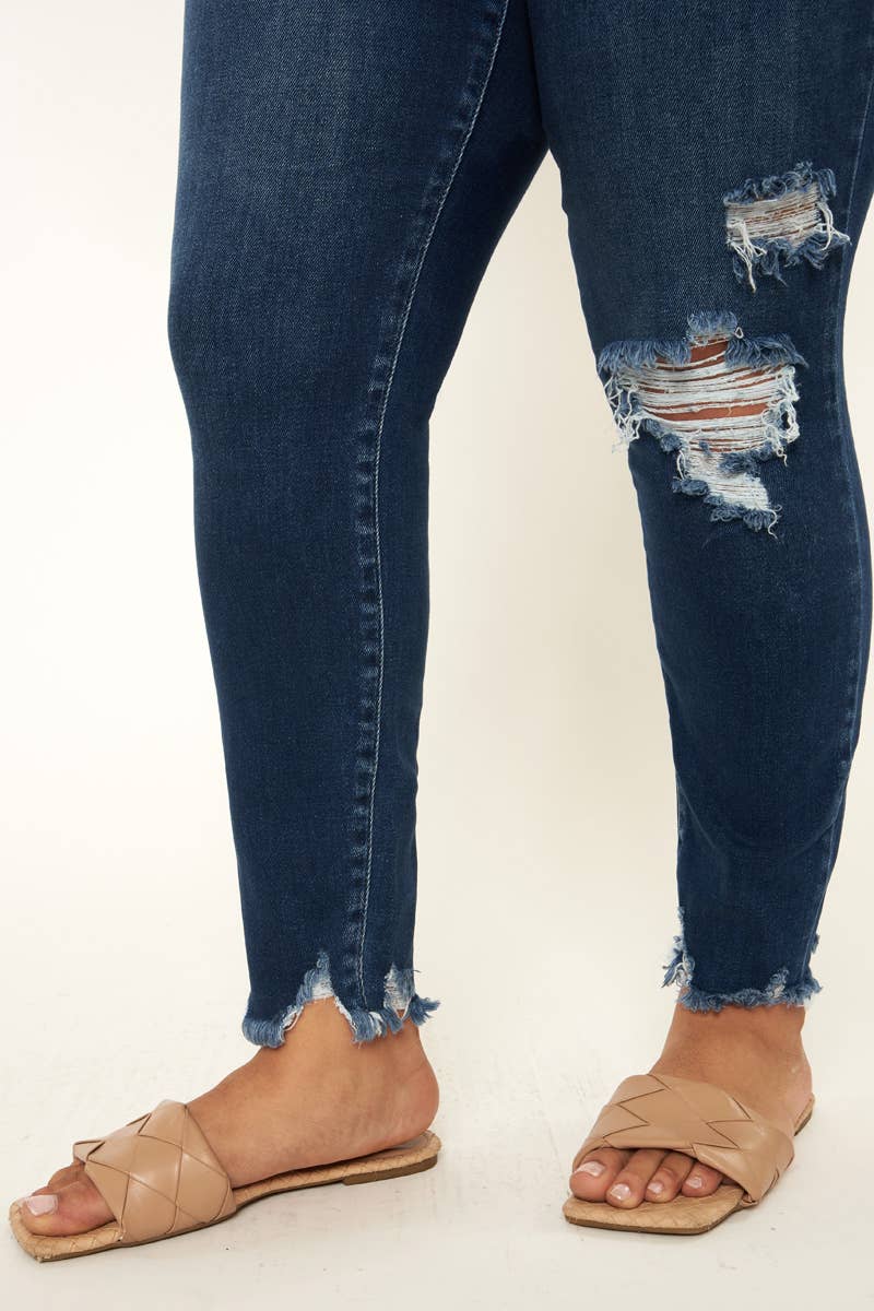 Kan Can USA High Rise Plus Skinny Jean-FINAL SALE 50% OFF