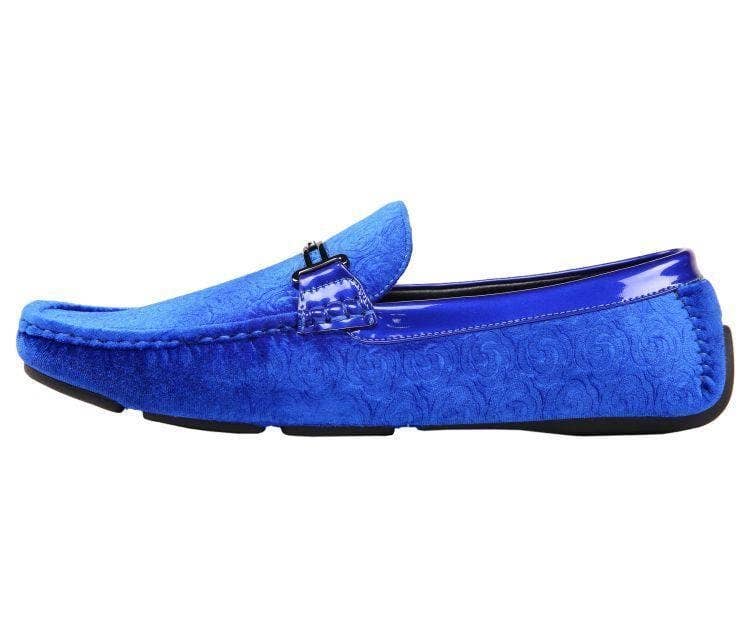 Roberto Slip-On Moccasin Loafer - Royal Blue