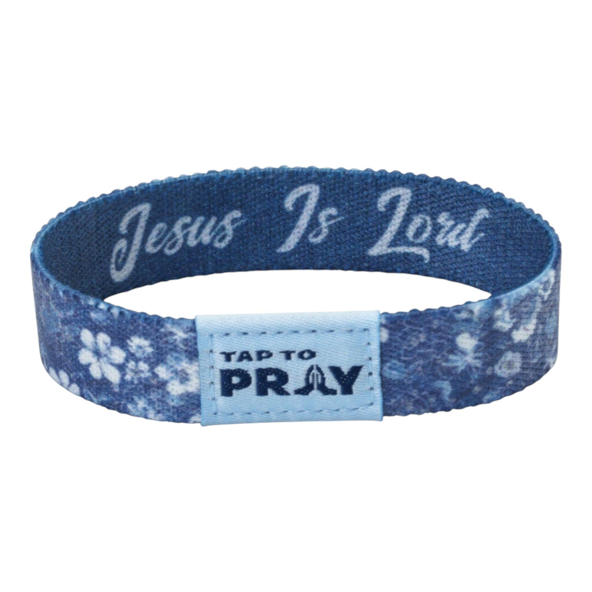 Tap To Pray® Wristband – Wildflower - Jesus Is Lord