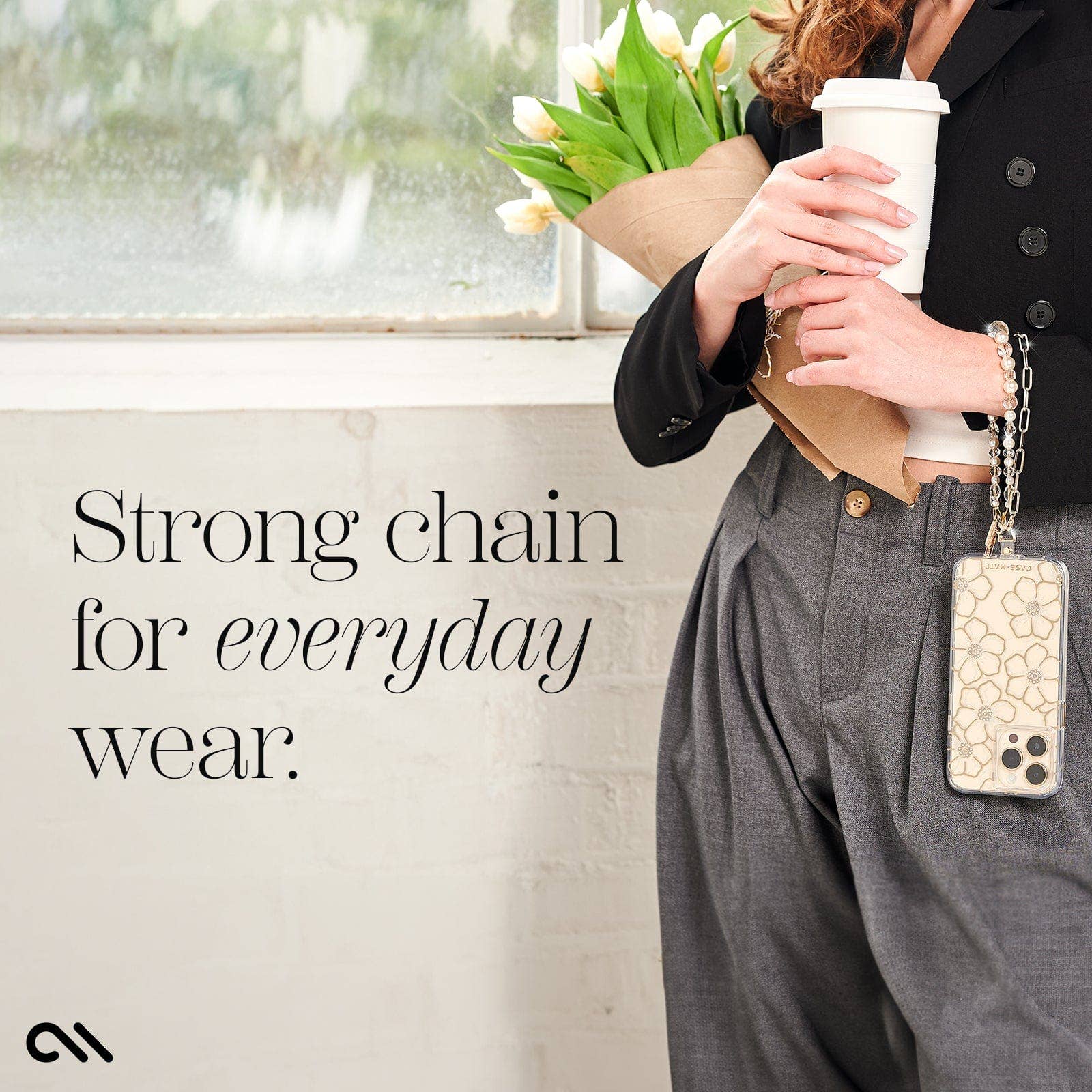 Case-Mate Crystal Pearl Phone Charm