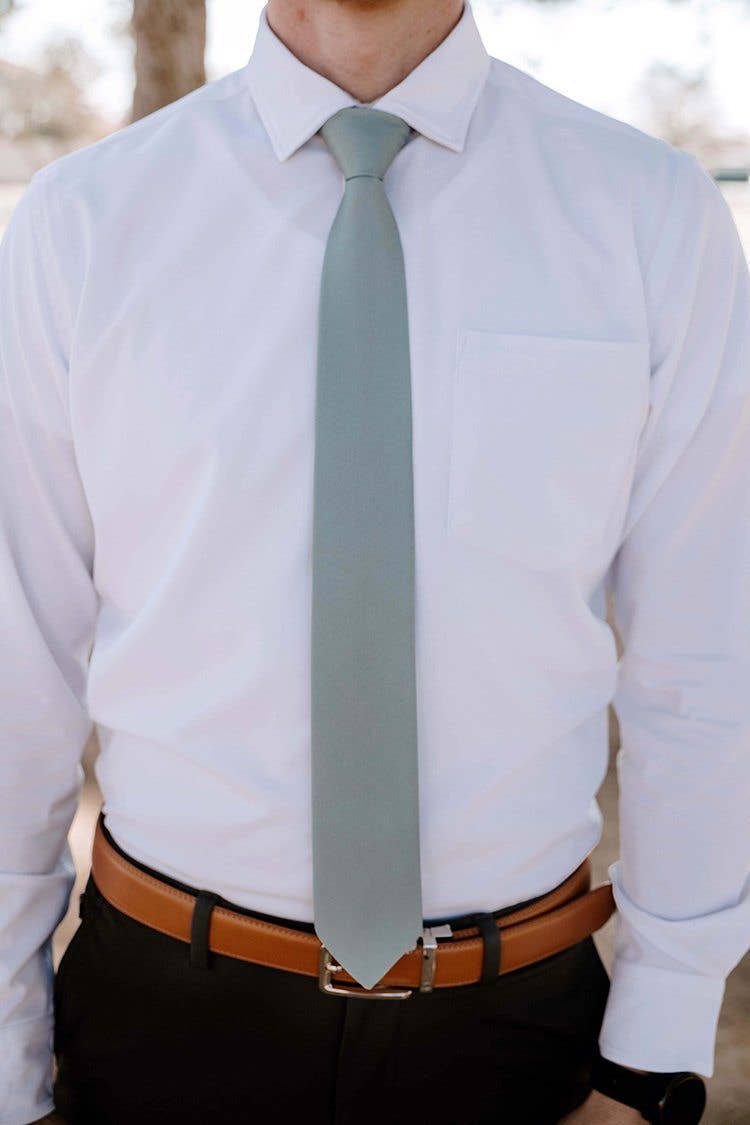 Evergreen - Sage Green Tie