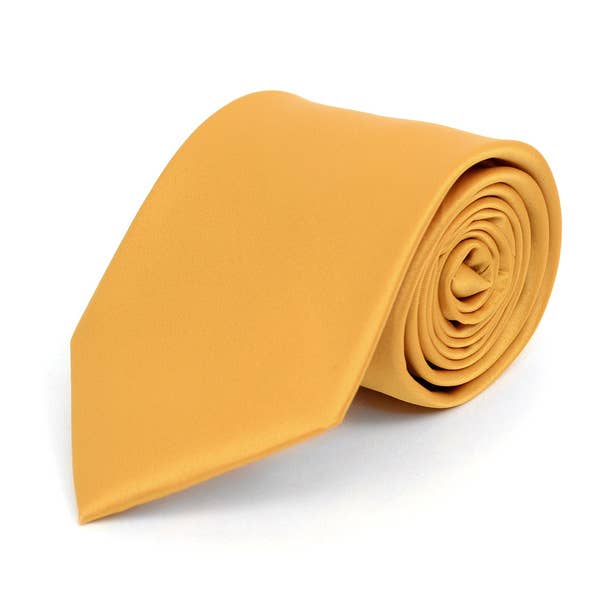 Solid Satin Tie (Multiple Colors)