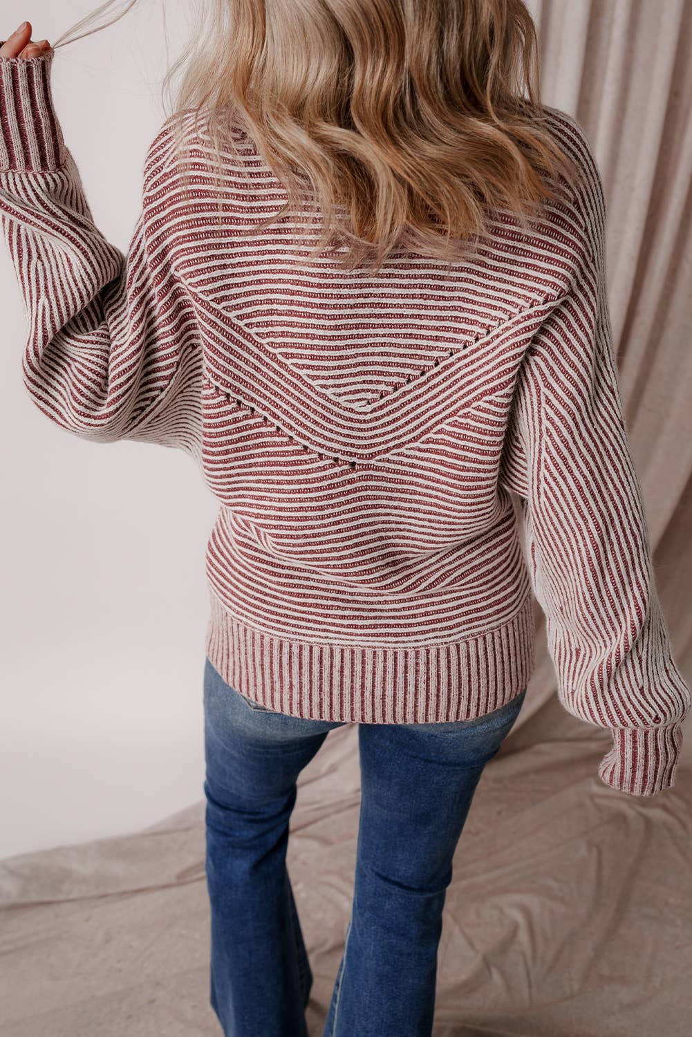 Katelynn Ribbed Knit Baggy Sweater
