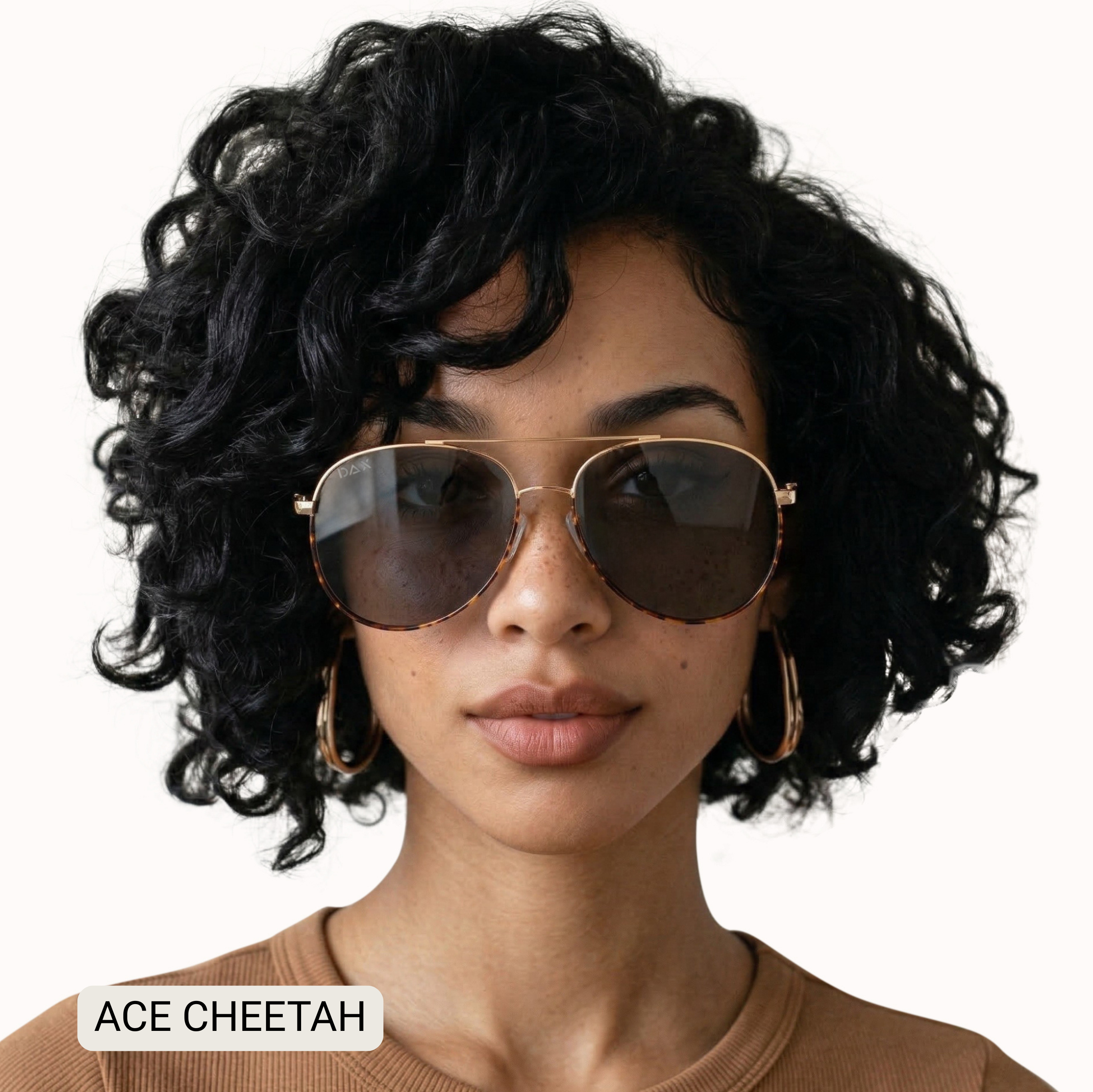 ACE - Unisex Aviator Sunglasses – Polarized Hair-Friendly by DAX Eyewear