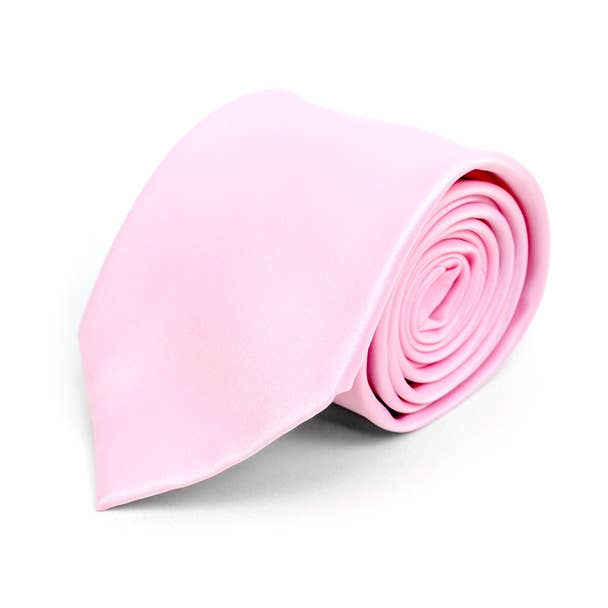 Solid Satin Tie (Multiple Colors)