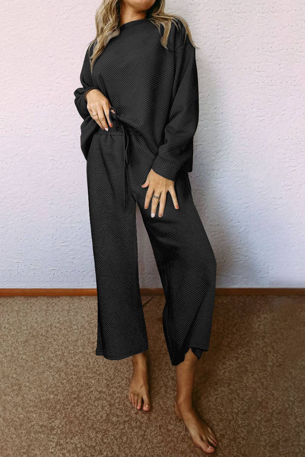 Janna Ultra Loose Textured 2pcs Set