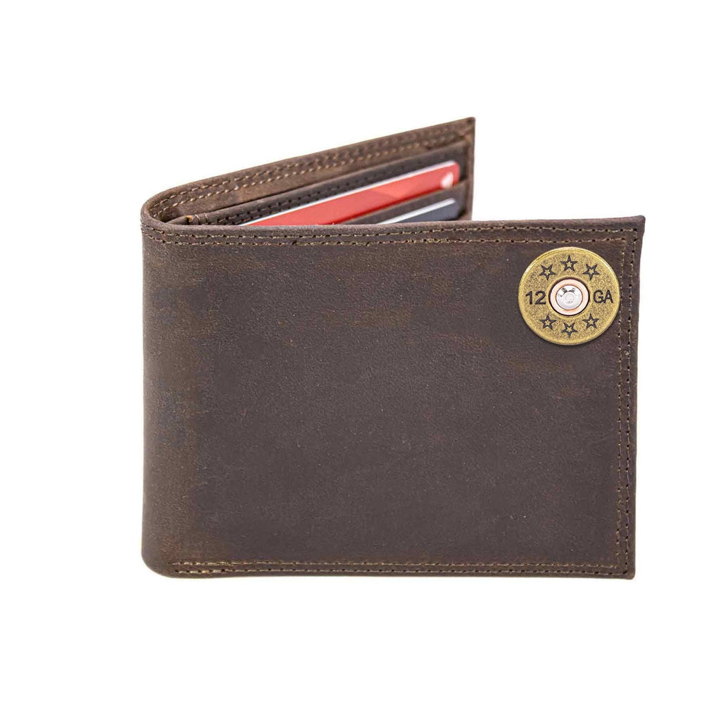 Shotshell Leather Bifold Wallet