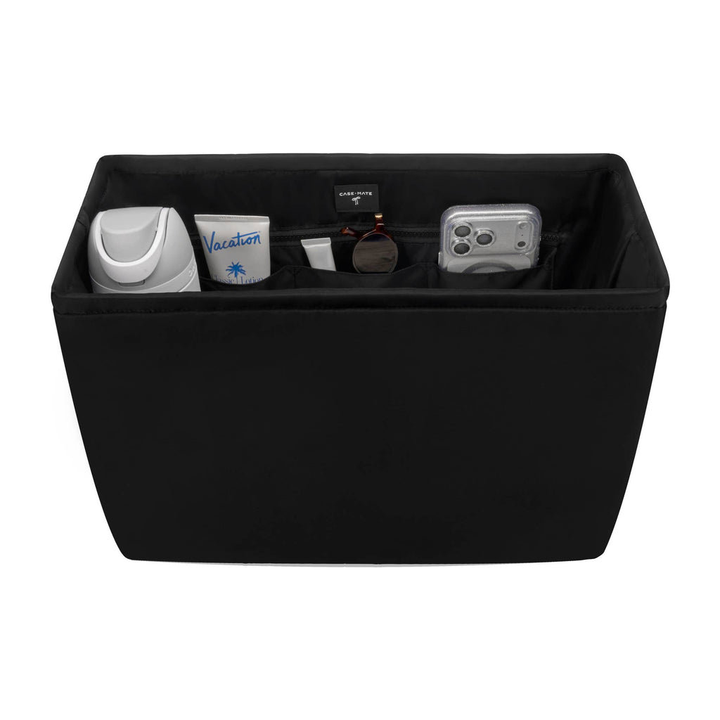 New! Case-Mate Jelly Tote Organizer - Midnight Black