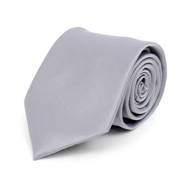 Solid Satin Tie (Multiple Colors)
