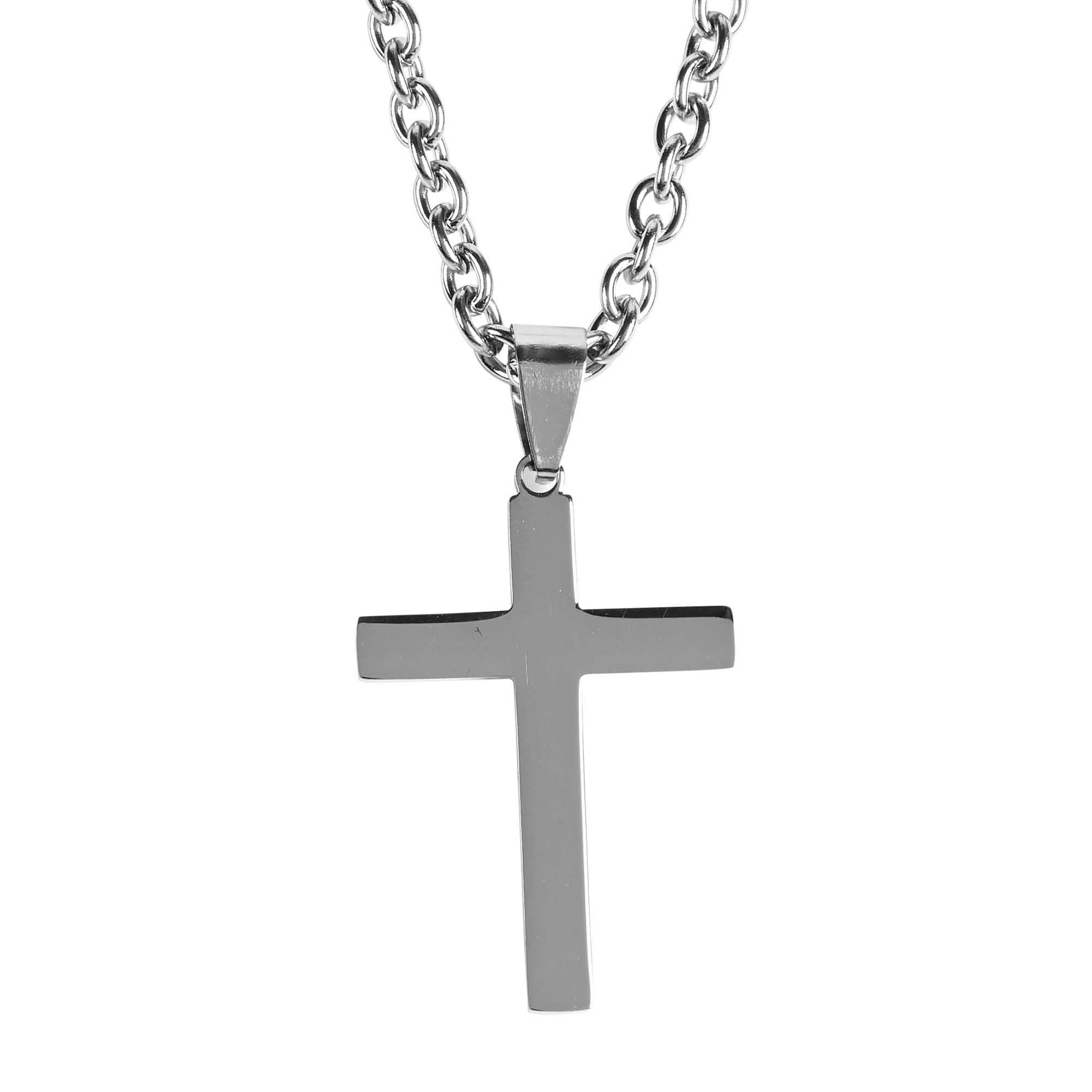 Necklace Grace Gratitude Box Cross 24L