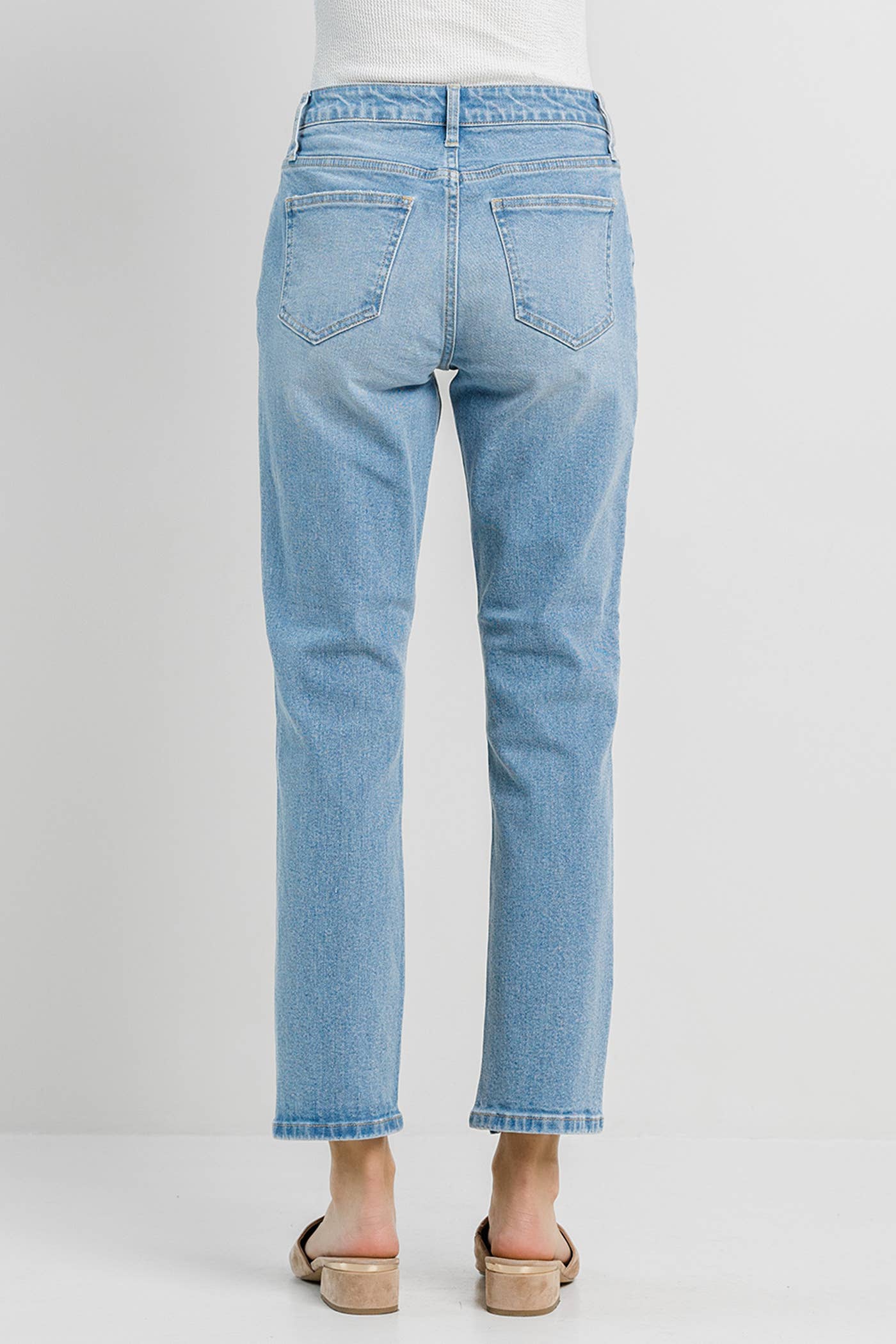 Jelly Jeans Straight with Grinded Hem