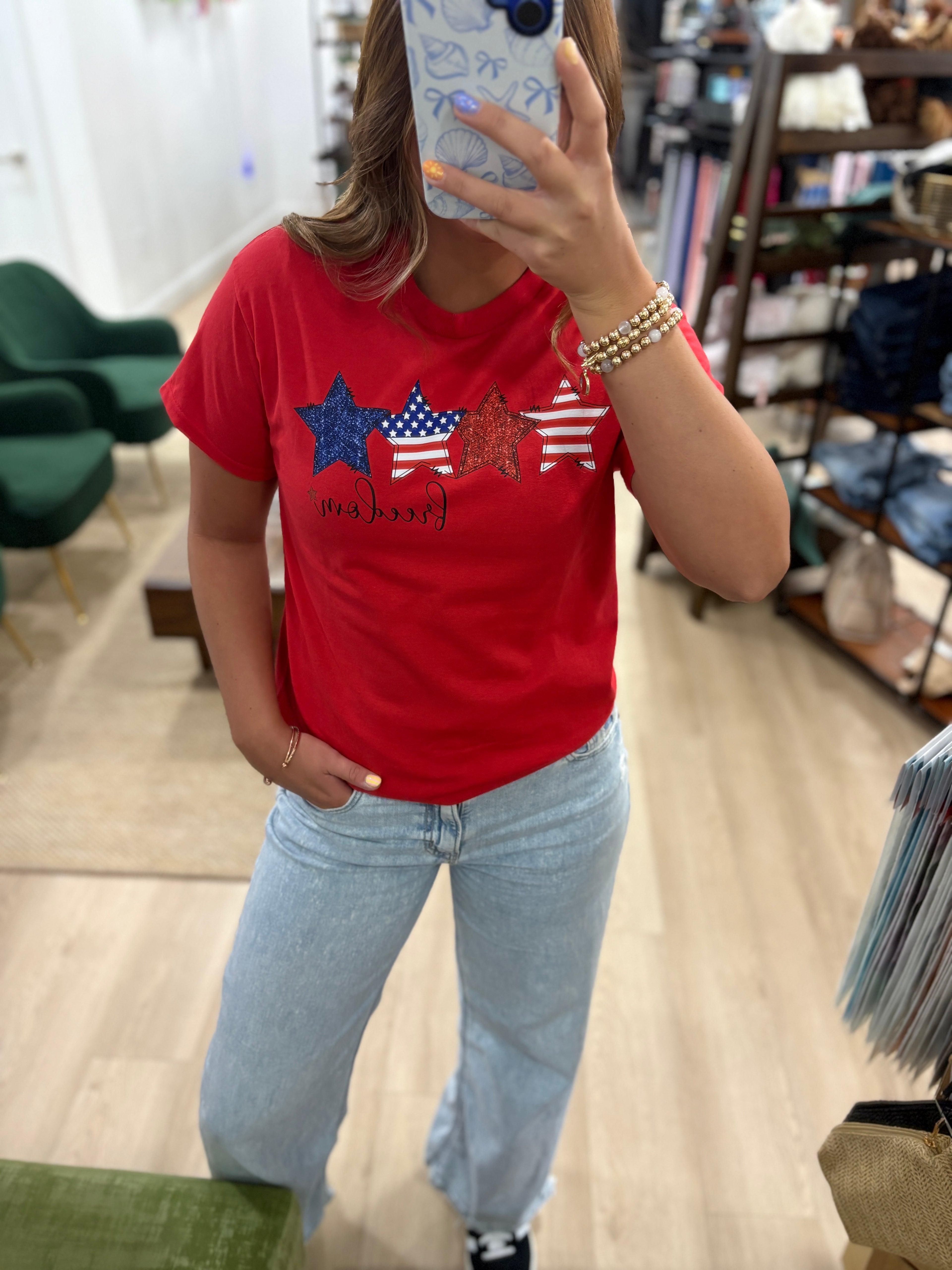 Patriotic Stars T-shirt (Freedom)