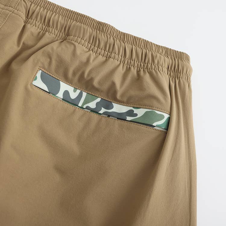 Honey Hole The Weekender Shorts - Khaki