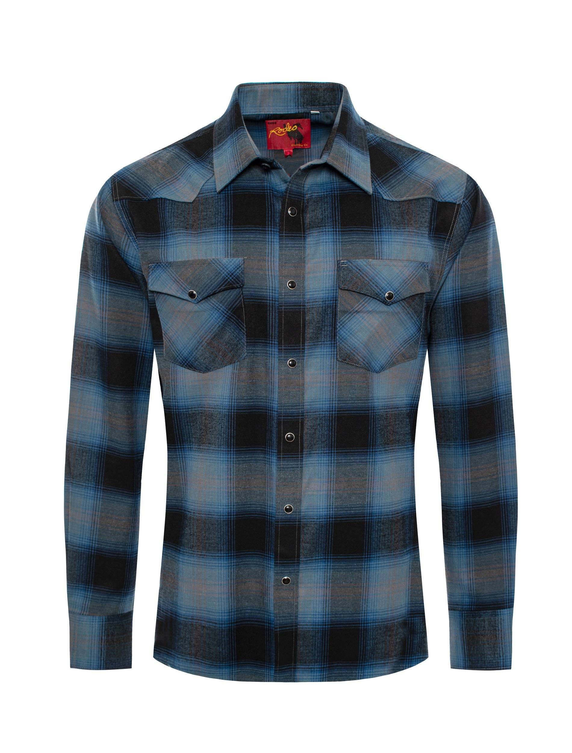 Rodeo Co Western Flannel Shirts with Snap Buttons - FINAL SALE 50% OFF