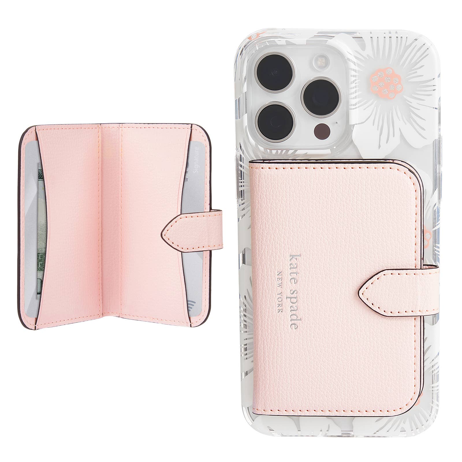Kate Spade New York Morgan MagSafe Wallet Chalk Pink
