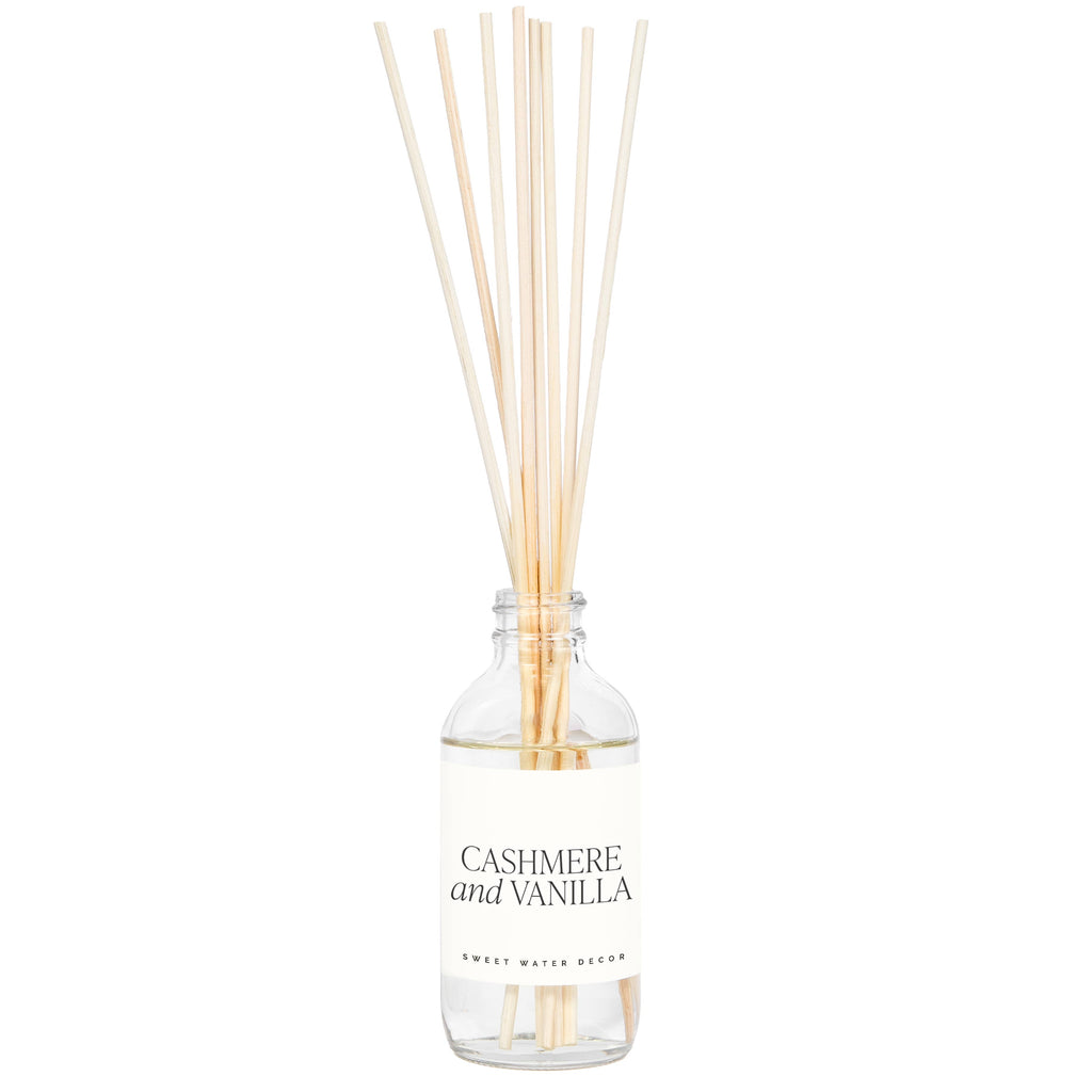 Cashmere and Vanilla Clear Reed Diffuser
