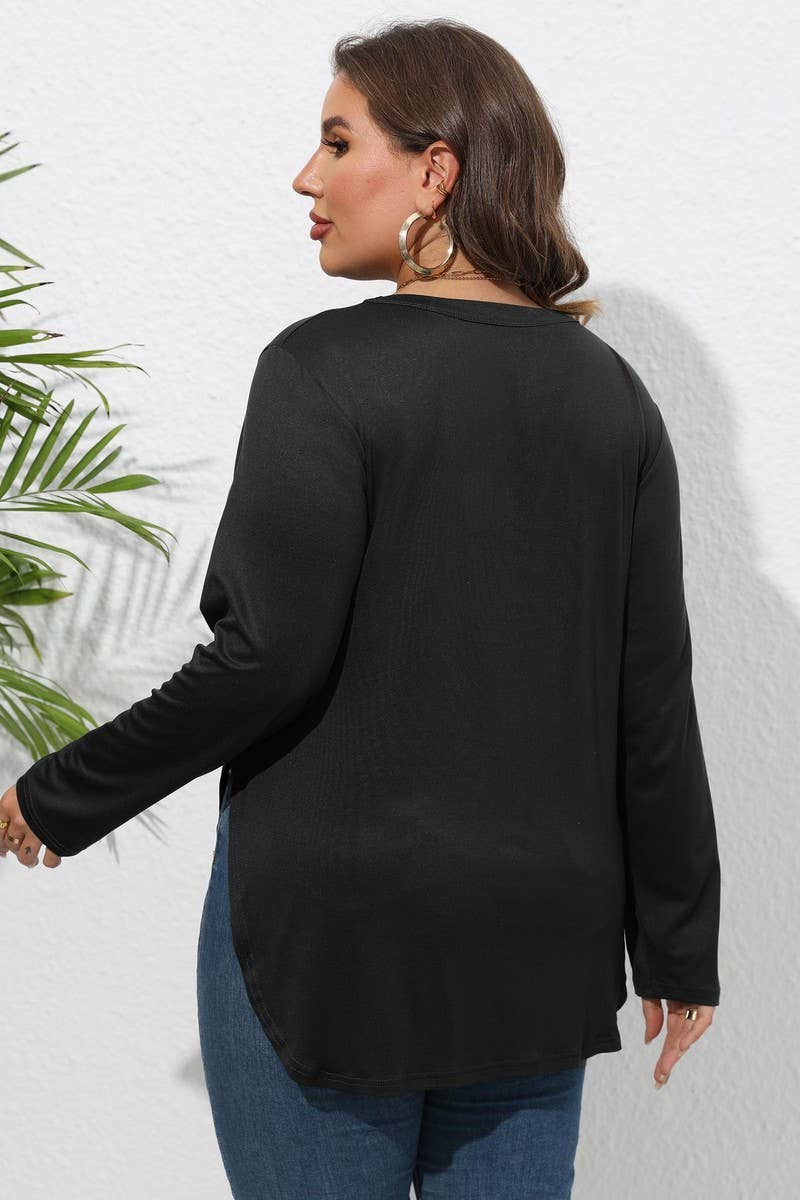 Women Plus Suze Side Sit Shirt