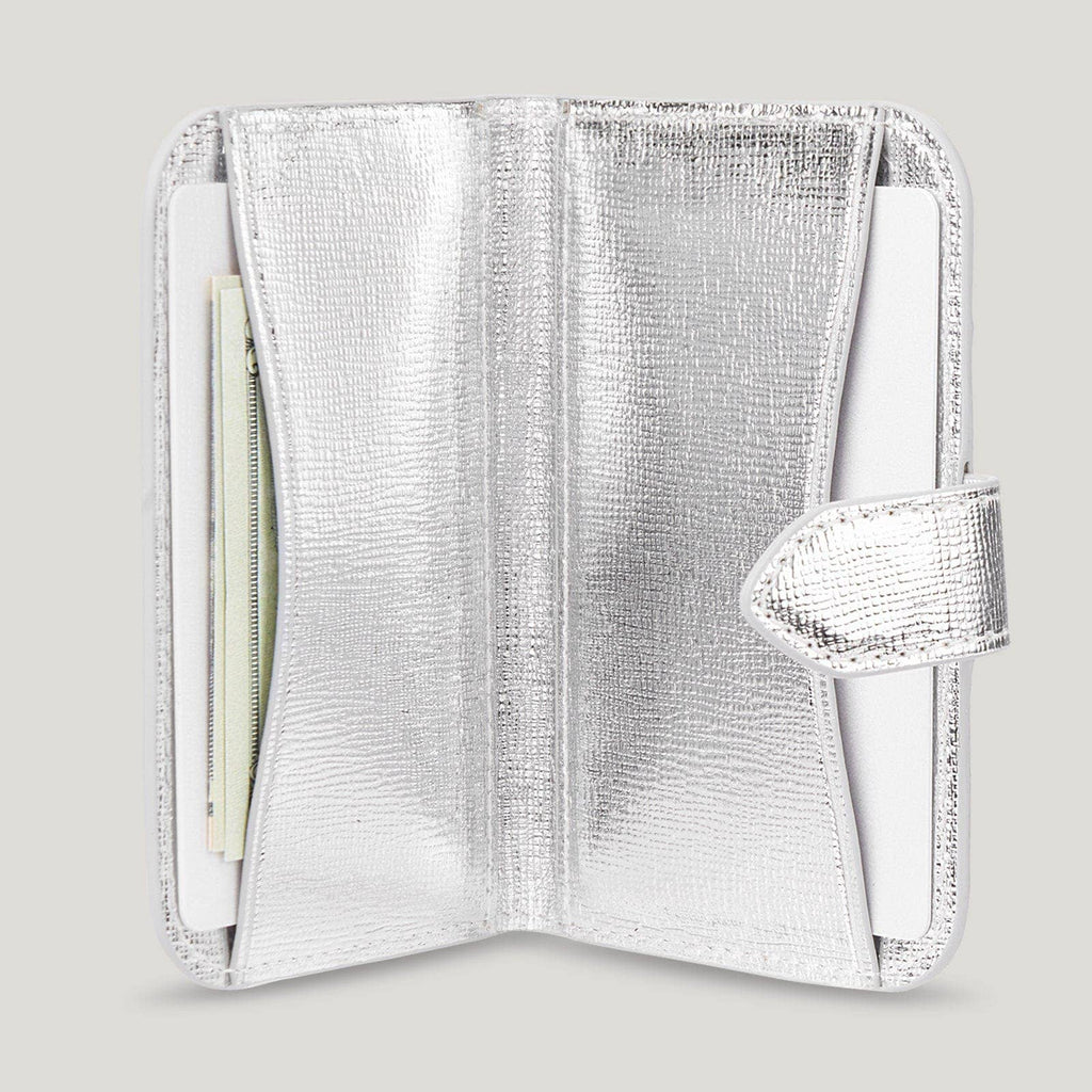 Kate Spade New York Morgan MagSafe Wallet Metallic Silver
