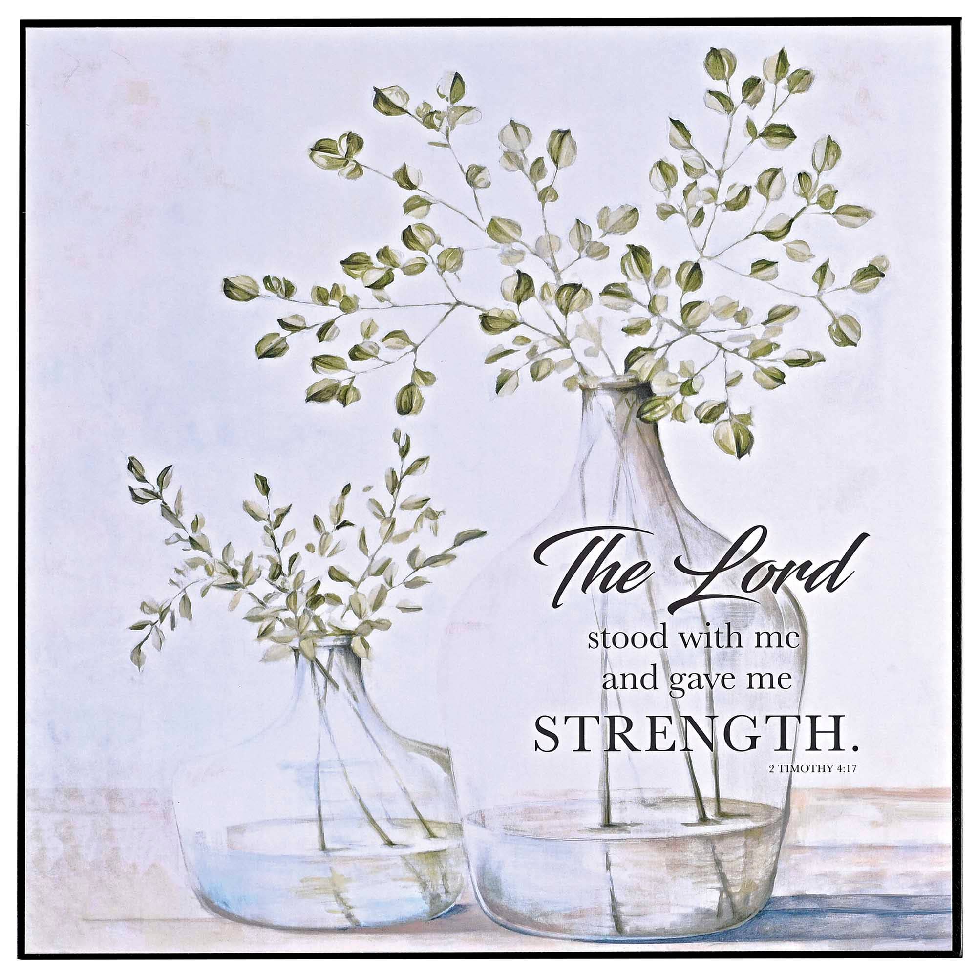 Wall Plaque Lord Stood And Gave Strength