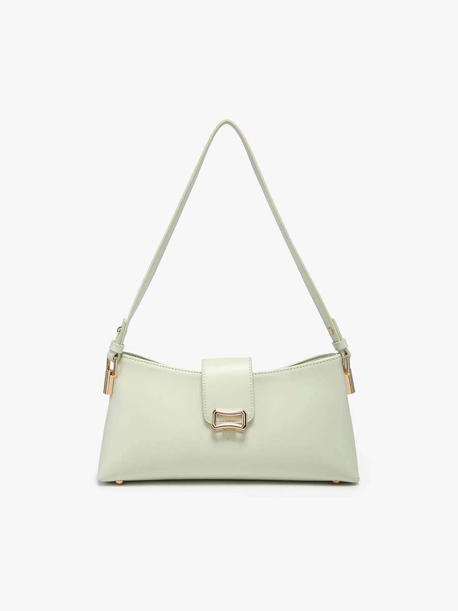 Caracas Shoulder Bag w/ Flapover Snap Closure