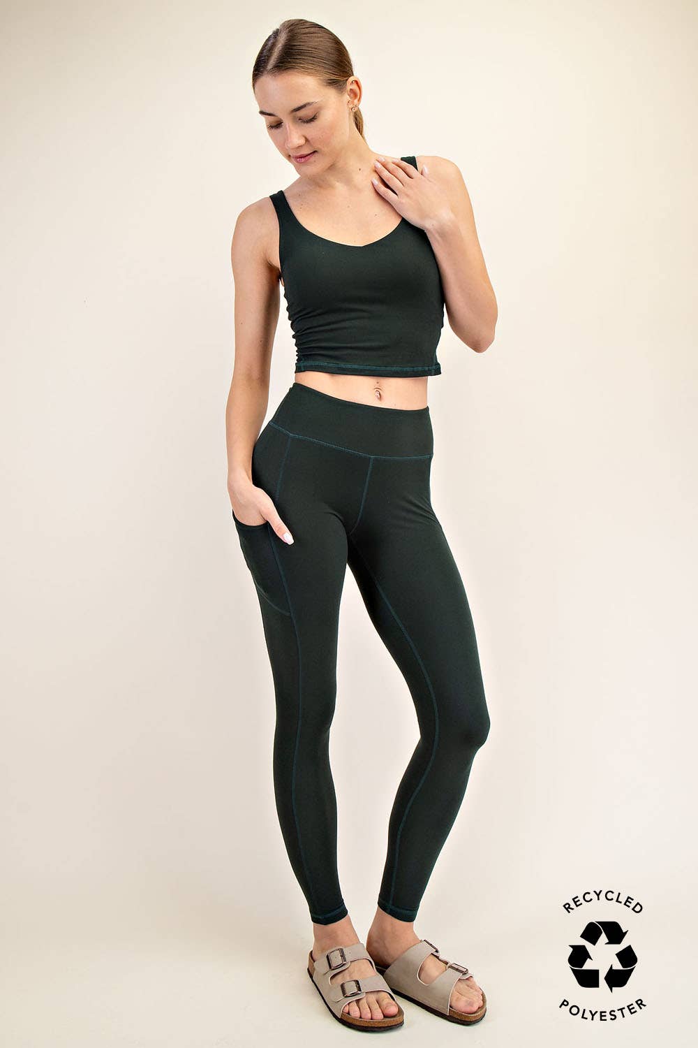 Butter Basic Leggings w/pockets - Rae Mode