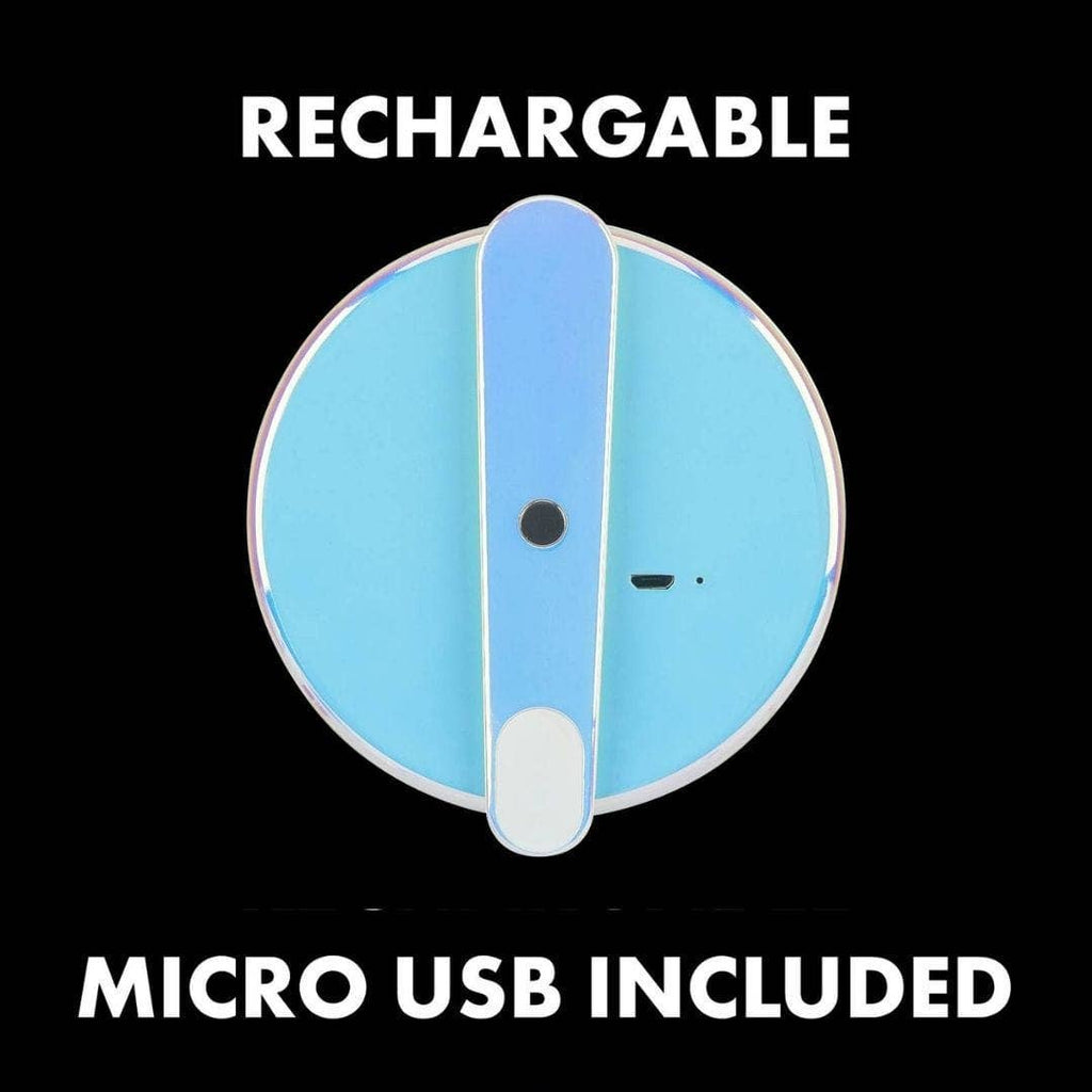 Light Up Handheld Mirror (Iridescent) - Makeup Mirrors