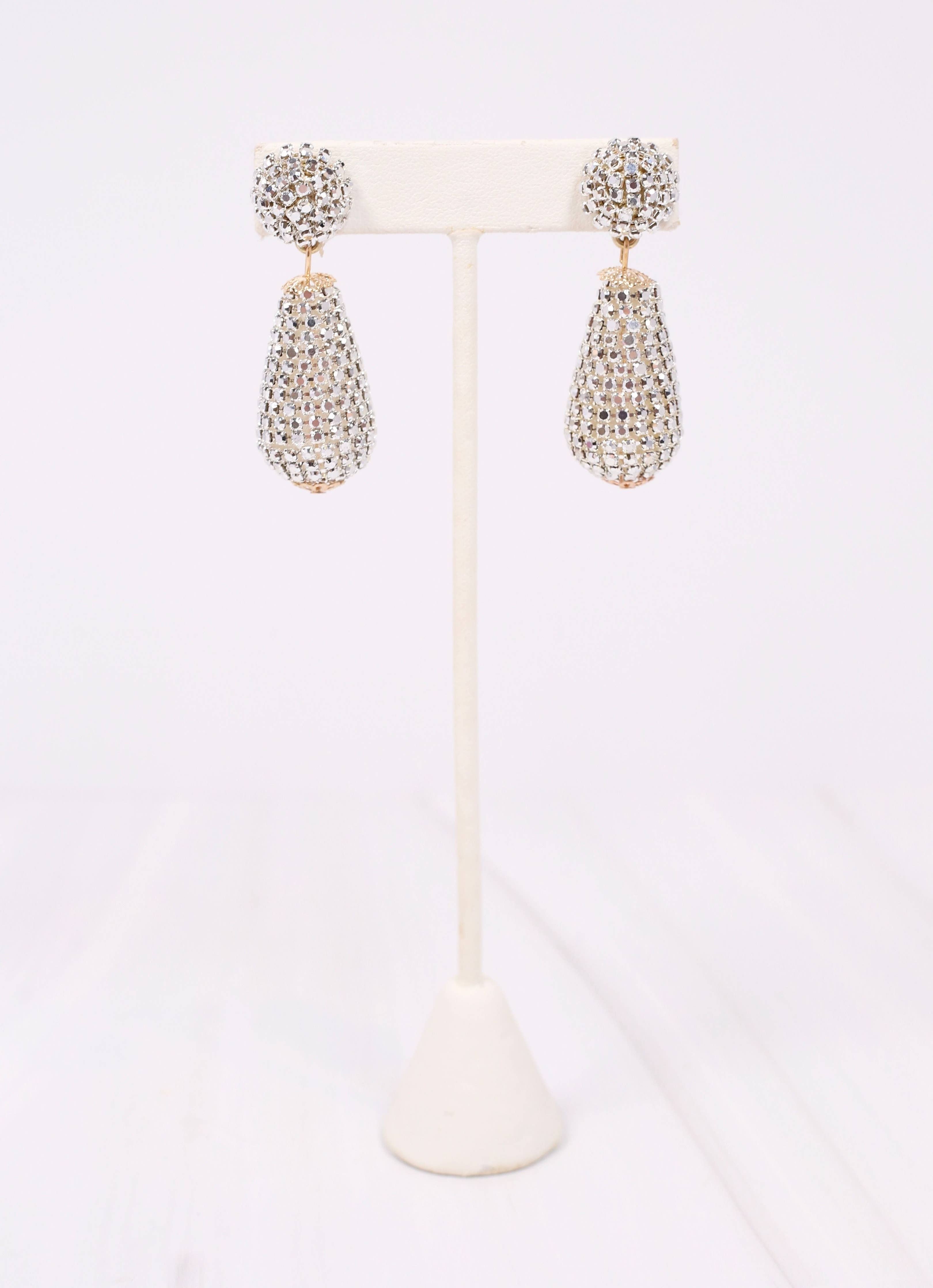 Perrot CZ Drop Earring SILVER