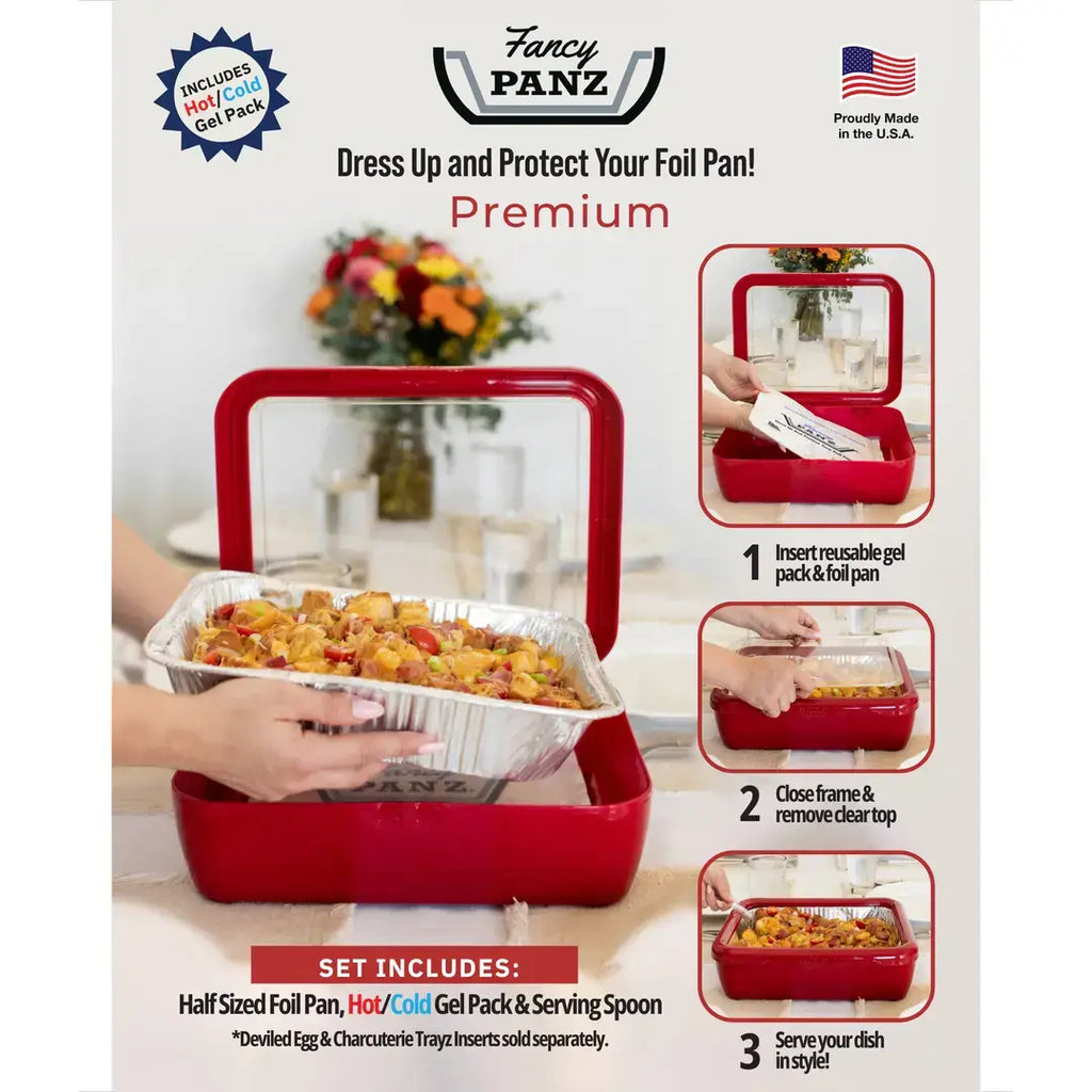 Premium Set - Pan Frame w/ Lid & Gel Pack - Platinum