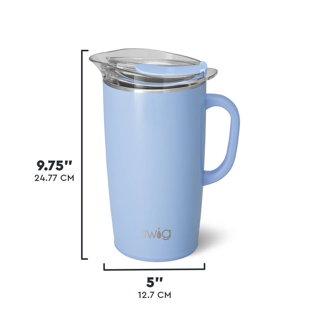 Shimmer Periwinkle Party Pitcher (64oz)