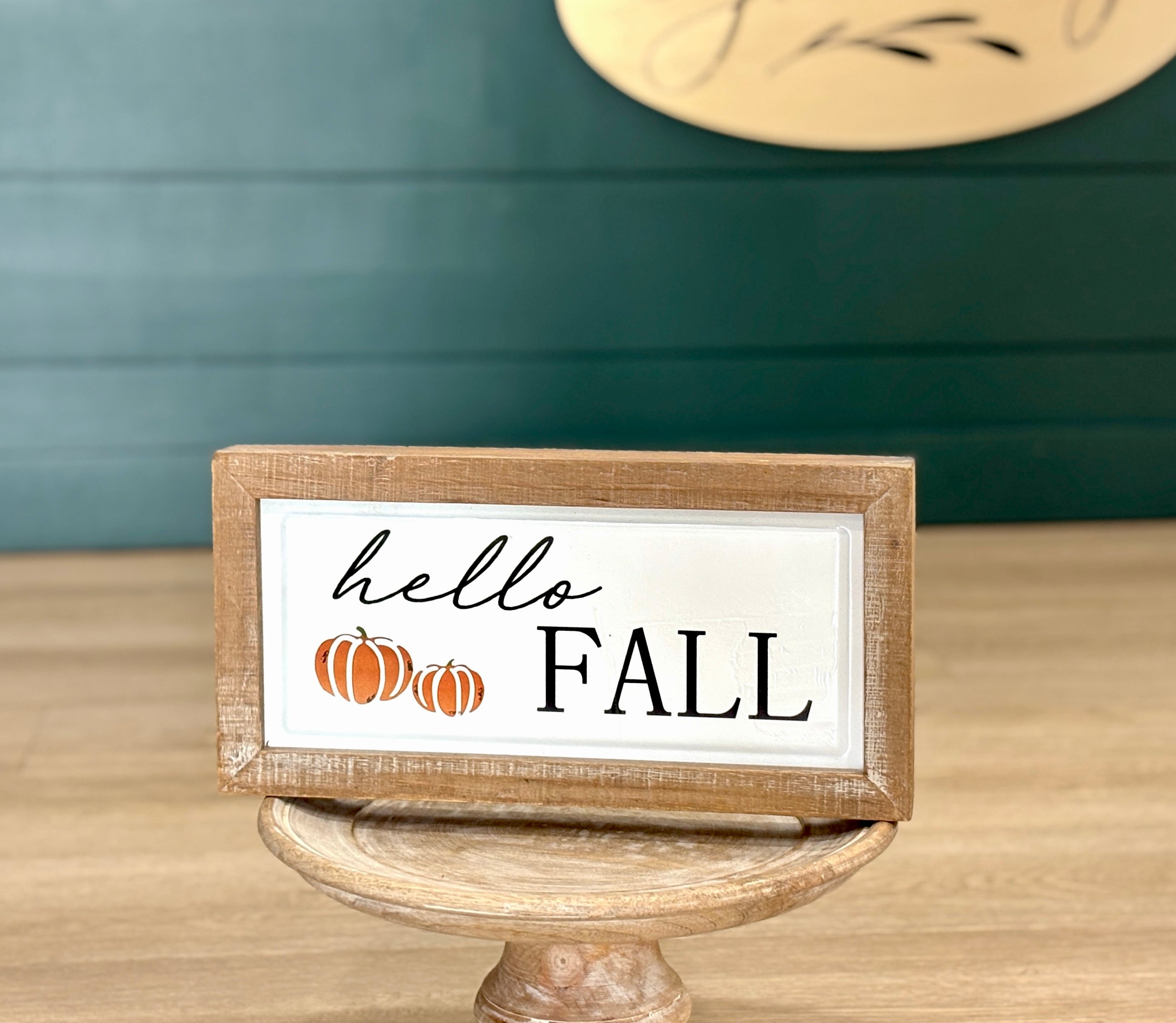 Hello Fall Sign - Autumn Decor
