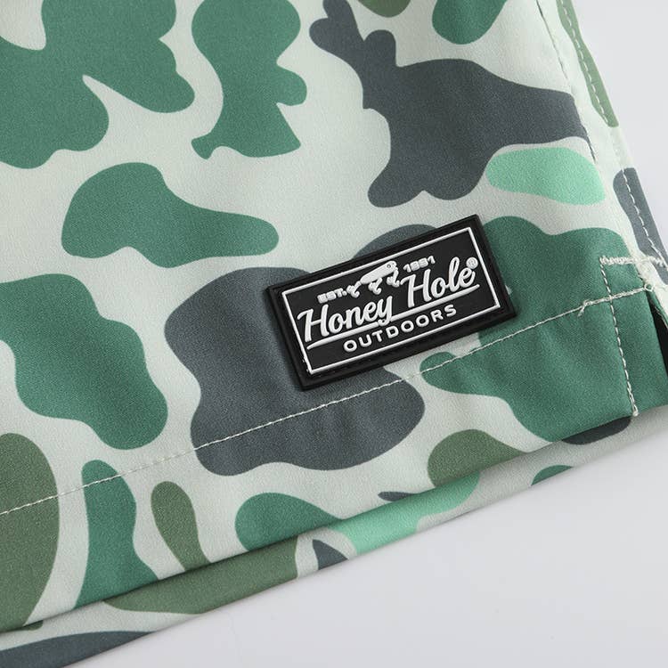 Honey Hole The Weekender Shorts - Field Camo