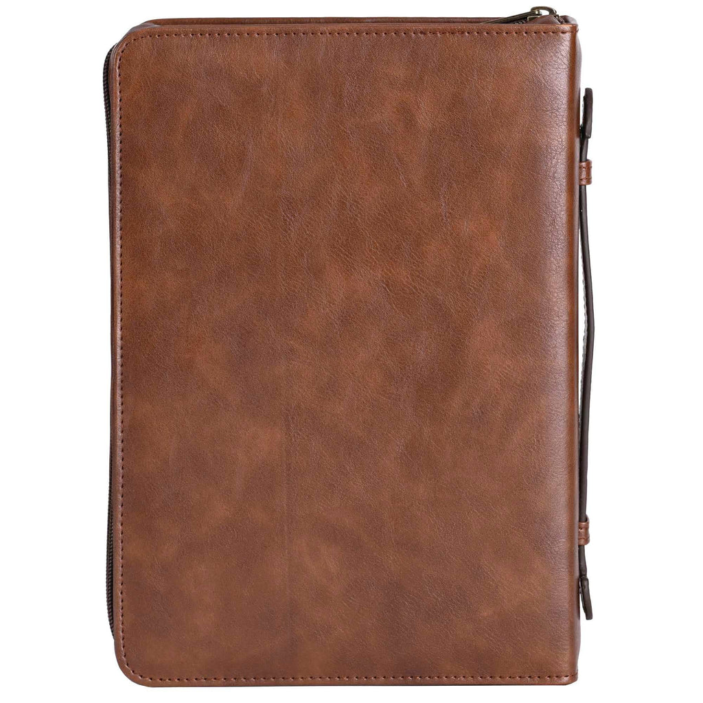 White Dove Bible Case For I Know The Plans Brown Lg