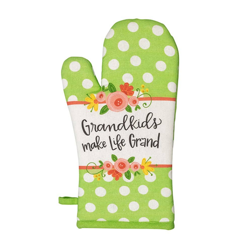 Grandkids Make Life Grand Oven Mitt