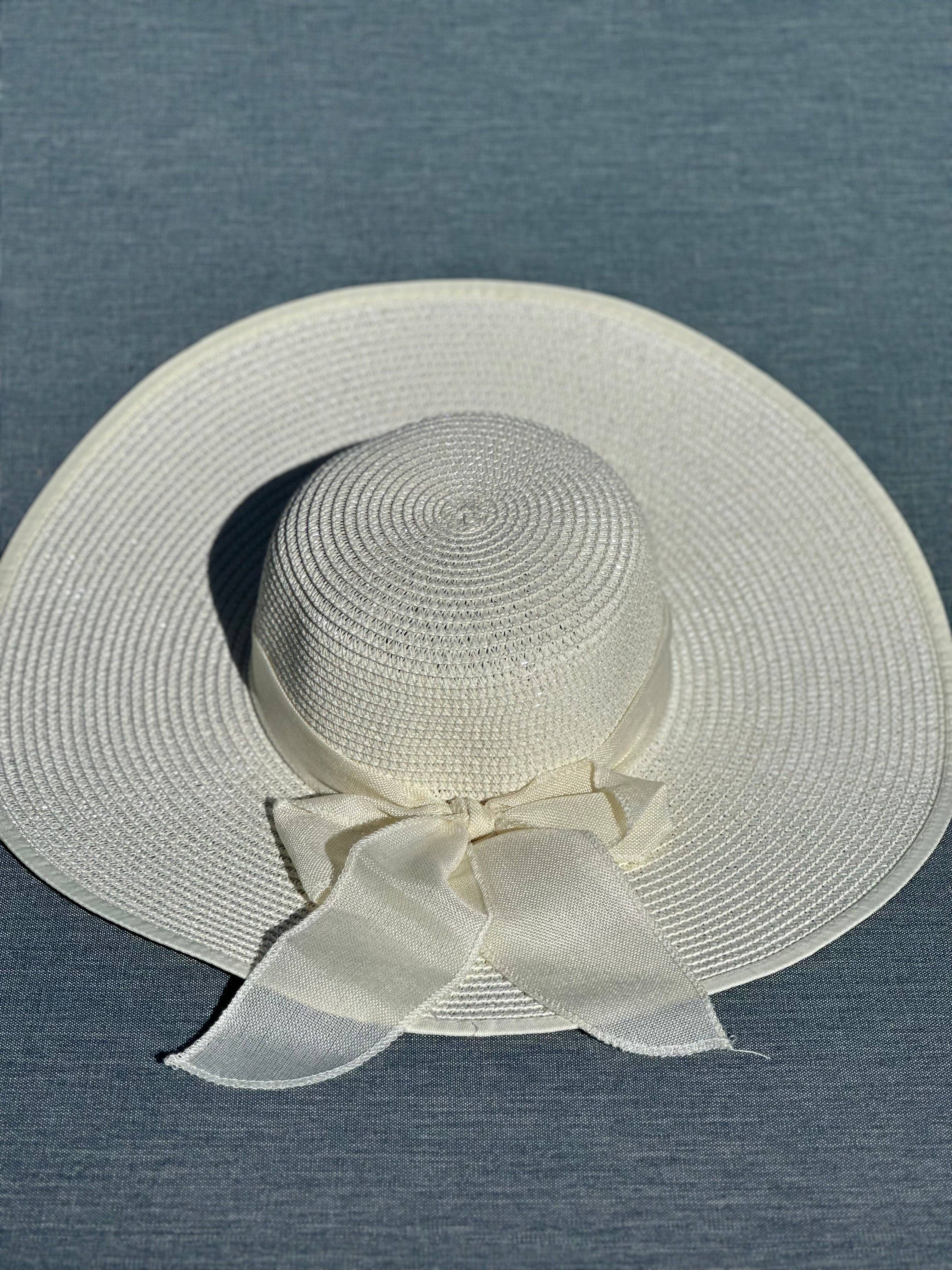 Farrah Floppy Hat "Milk"