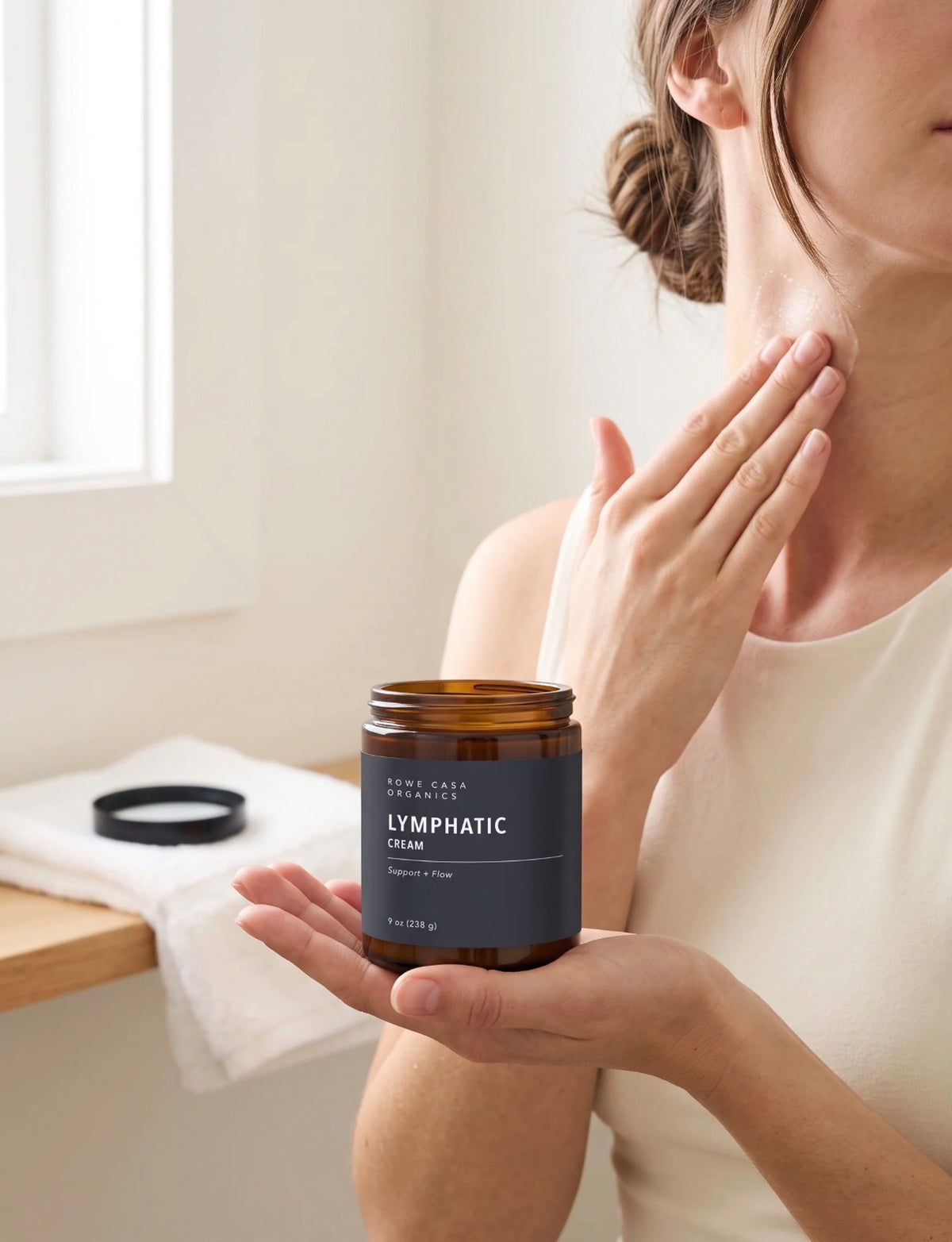Rowe Casa Organics | Lymphatic Cream | 9 oz