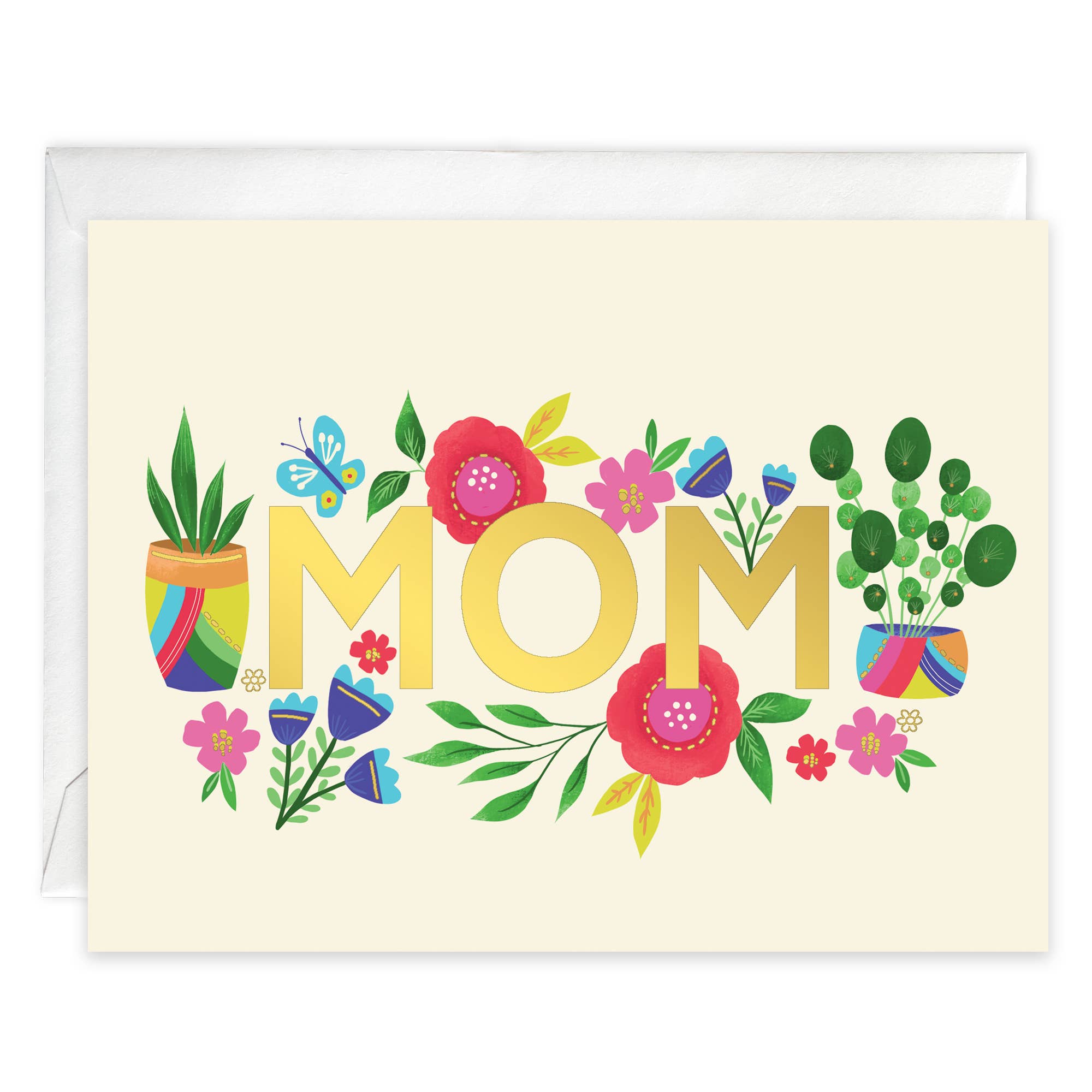 Mother's Day Greeting Card - Mom Plants/flowers