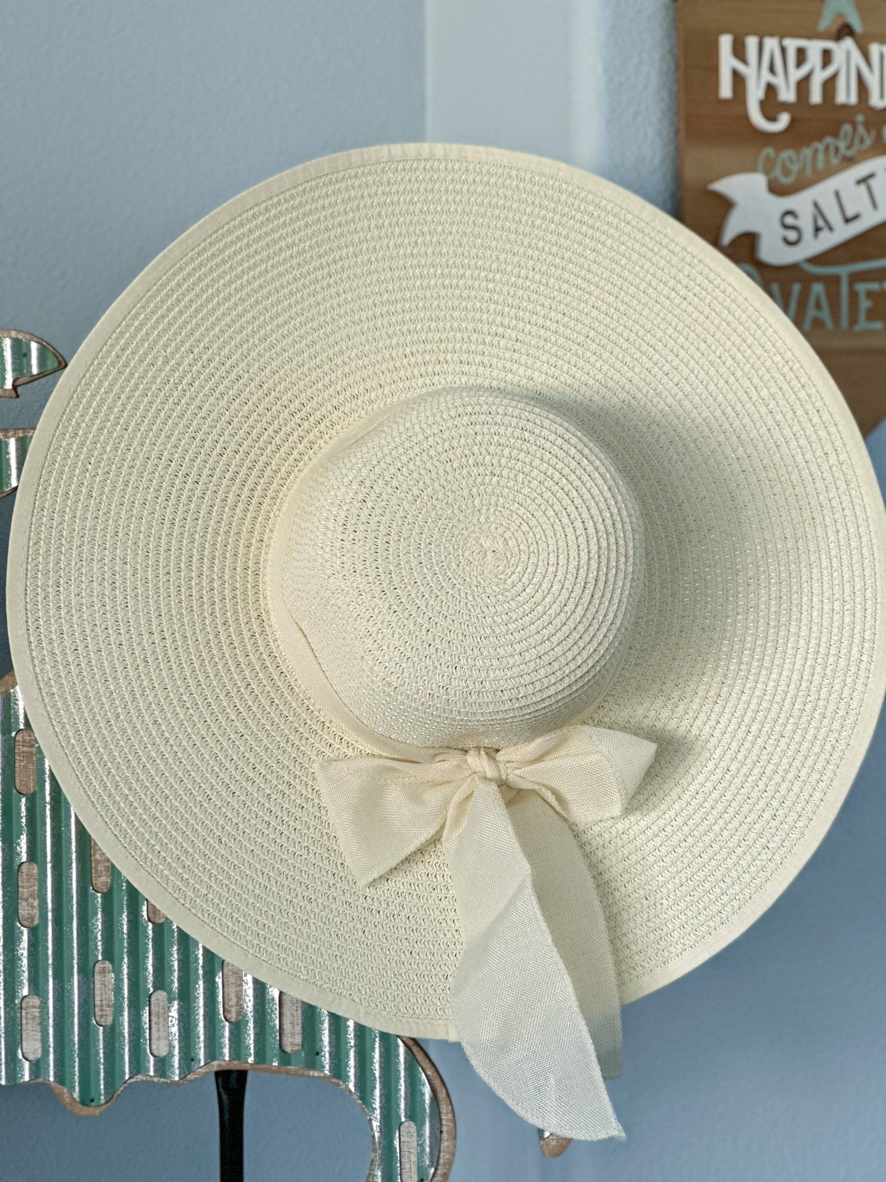 Farrah Floppy Hat "Milk"